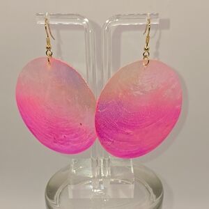 (E1) New Pink Ombre Earrings